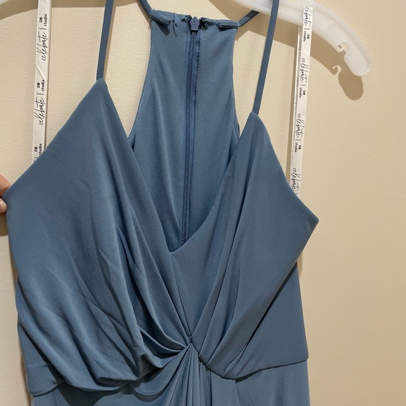 David’s Bridal jersey a-line bridesmaid dress with knot detail - Picture 6 of 6